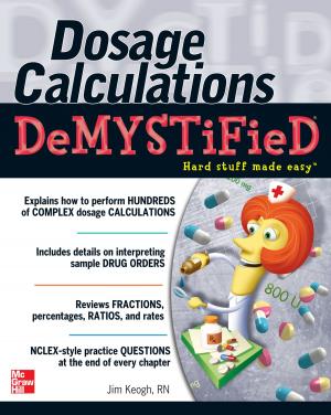 Book cover of Dosage Calculations Demystified