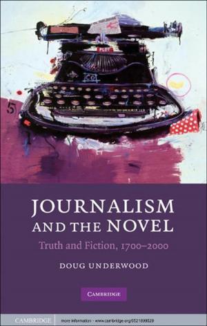 Cover of the book Journalism and the Novel by Douglas A. Kibbee
