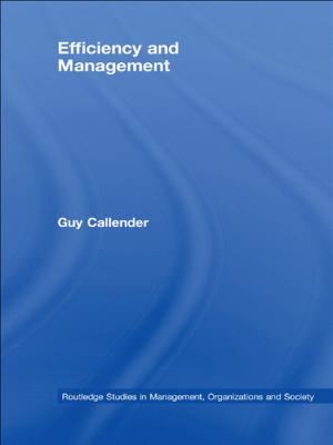 Cover of the book Efficiency and Management by Derek S. Reveron, Jeffrey Stevenson Murer