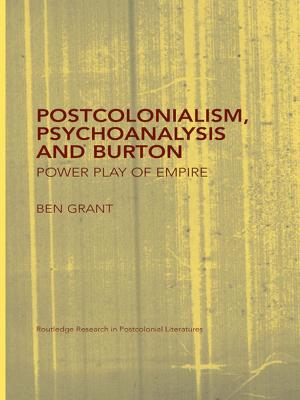 Cover of the book Postcolonialism, Psychoanalysis and Burton by Jan-Erik Lane