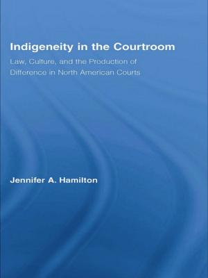 Book cover of Indigeneity in the Courtroom
