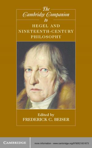 Cover of the book The Cambridge Companion to Hegel and Nineteenth-Century Philosophy by François Lévêque