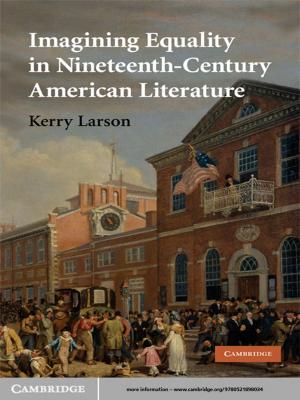 Cover of the book Imagining Equality in Nineteenth-Century American Literature by Andreas Wimmer
