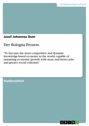 Cover of the book Der Bologna Prozess by Anna Yaropolov