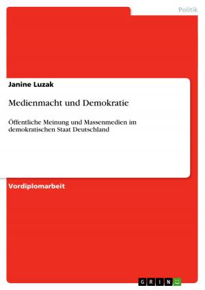 Cover of the book Medienmacht und Demokratie by Manon A. Priewisch