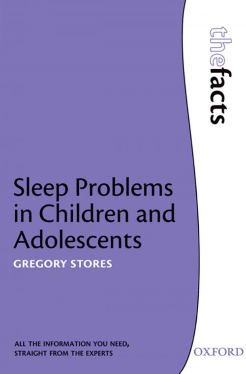 Cover of the book Sleep problems in Children and Adolescents by Gregory Stores, OUP Oxford