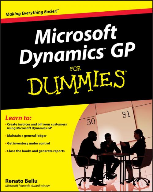 Cover of the book Microsoft Dynamics GP For Dummies by Renato Bellu, Wiley