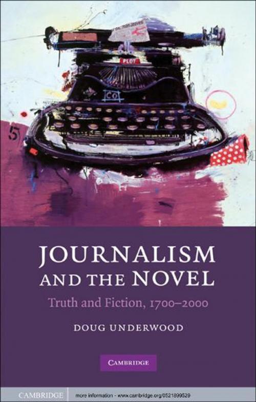 Cover of the book Journalism and the Novel by Doug Underwood, Cambridge University Press