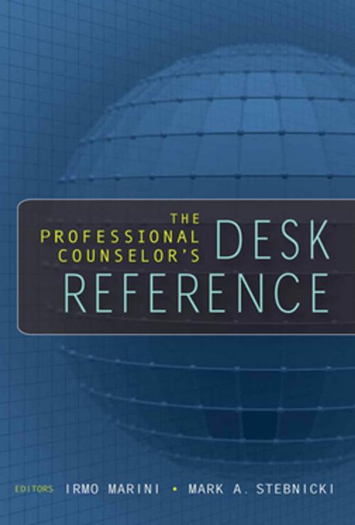 Cover of the book The Professional Counselor's Desk Reference by , Springer Publishing Company