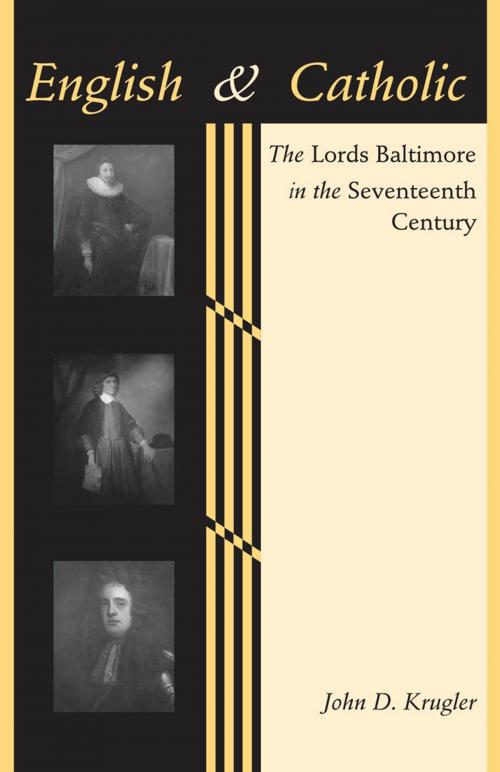 Cover of the book English and Catholic by John D. Krugler, Johns Hopkins University Press