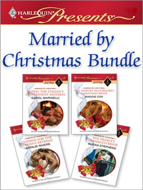 Cover of the book Married by Christmas Bundle by Carol Marinelli, Maggie Cox, Natalie Rivers, Susan Stephens, Harlequin