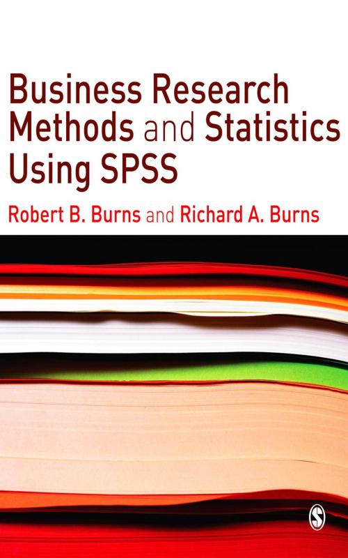 Cover of the book Business Research Methods and Statistics Using SPSS by Professor Robert P. Burns, Richard Burns, SAGE Publications