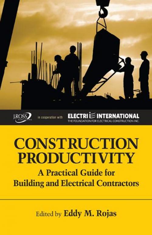 Cover of the book Construction Productivity by Eddy M. Rojas, J. Ross Publishing