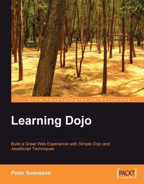 Cover of the book Learning Dojo by Peter Svensson, Packt Publishing