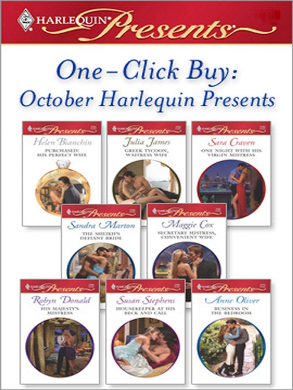 Big bigCover of One-Click Buy: October Harlequin Presents