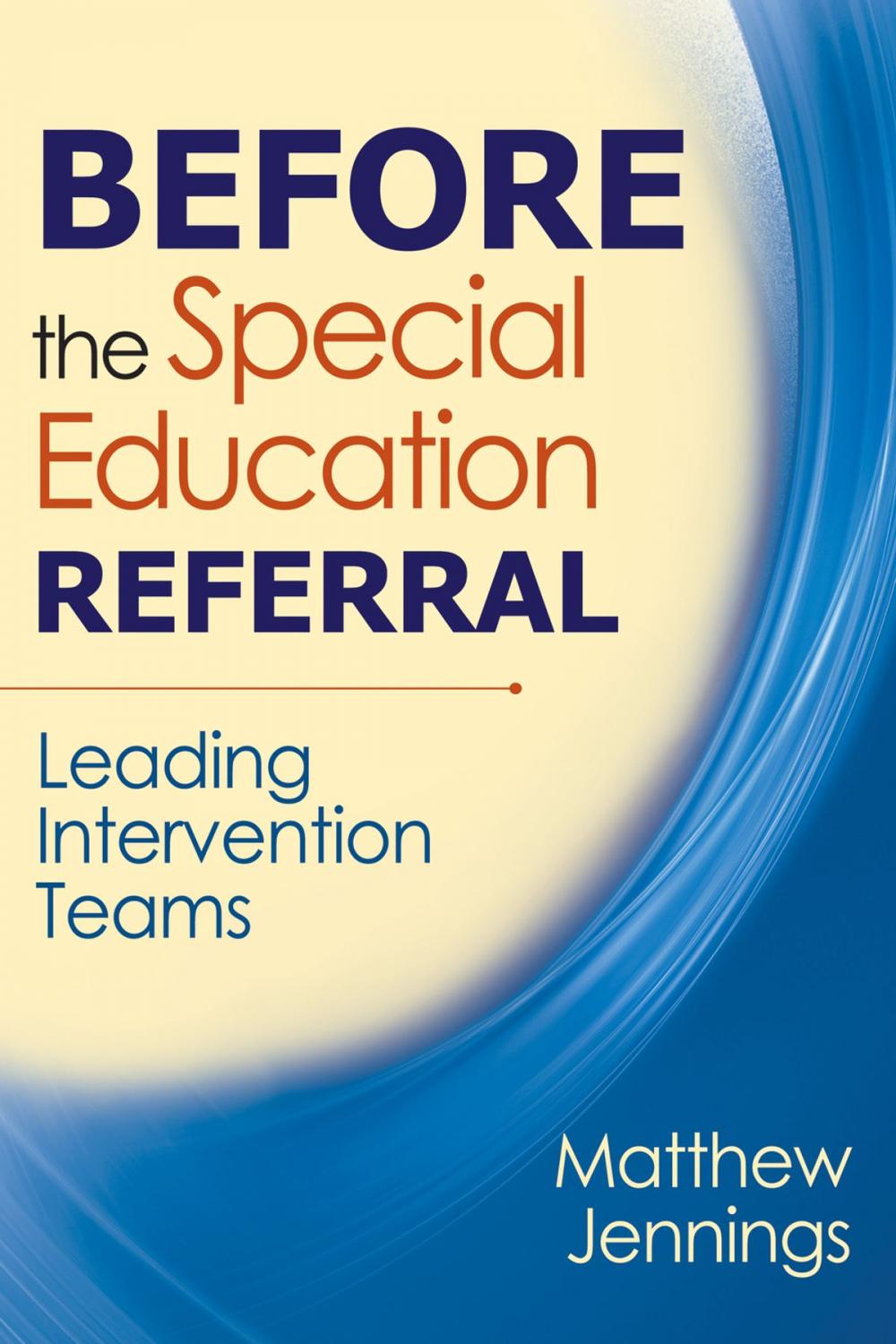 Big bigCover of Before the Special Education Referral