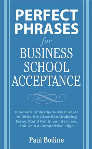 Book cover of Perfect Phrases for Business School Acceptance