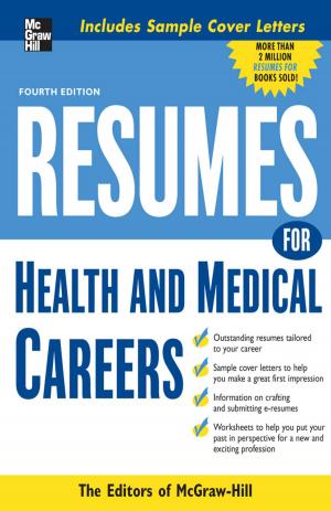 Cover of Resumes for Health and Medical Careers