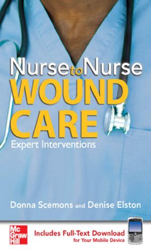 Cover of the book Nurse to Nurse Wound Care by David L. Brown, Mark F. Newman, David E. Longnecker, Warren M. Zapol