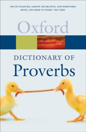 Cover of A Dictionary of Proverbs