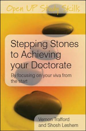 Cover of the book Stepping Stones To Achieving Your Doctorate: By Focusing On Your Viva From The Start by Rebecca A. Schmidt