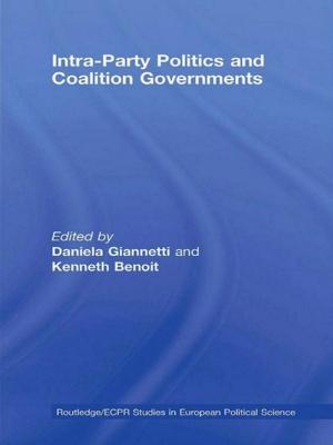 Cover of the book Intra-Party Politics and Coalition Governments by Jonathan Barnes