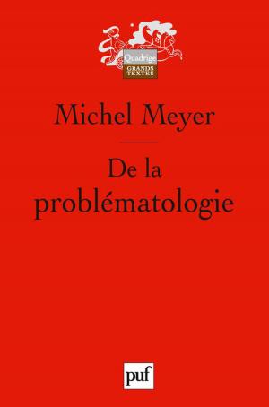 Cover of the book De la problématologie by Anne Sauvageot