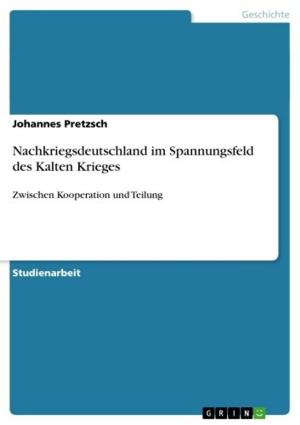 Cover of the book Nachkriegsdeutschland im Spannungsfeld des Kalten Krieges by Johannes Voss