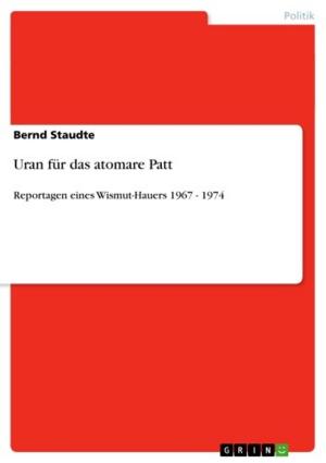 Cover of the book Uran für das atomare Patt by Caroline Dorn