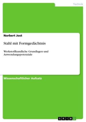 Cover of the book Stahl mit Formgedächtnis by Evelyn Gbureck