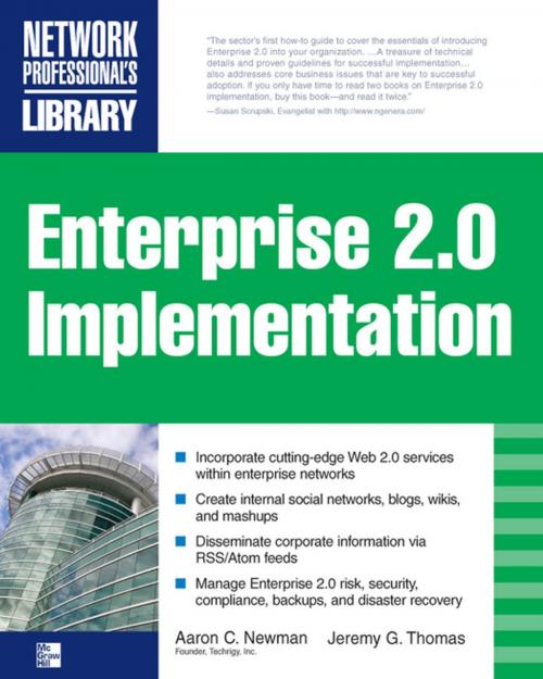 Cover of the book ENTERPRISE 2.0 IMPLEMENTATION by Aaron Newman, Jeremy Thomas, McGraw-Hill Education