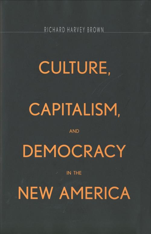 Cover of the book Culture, Capitalism, and Democracy in the New America by Professor Richard Harvey Brown, Yale University Press