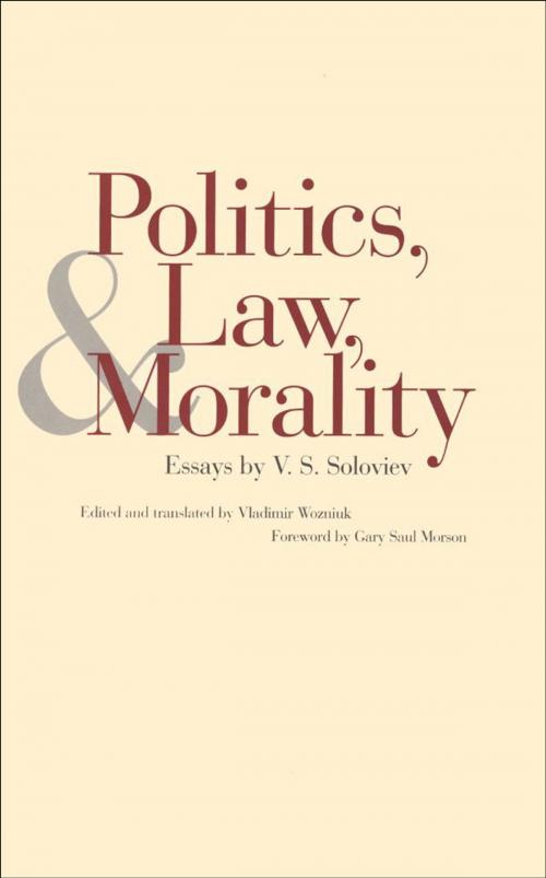 Cover of the book Politics, Law, and Morality by Vladimir Soloviev, Yale University Press