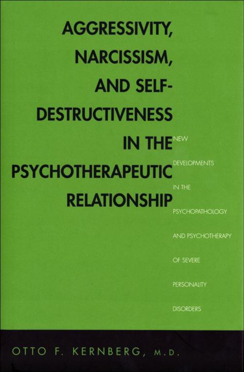 Cover of the book Aggressivity, Narcissism, and Self-Destructiveness in the Psychotherapeutic Rela by Doctor (M.D.) Otto Kernberg, M.D., Yale University Press