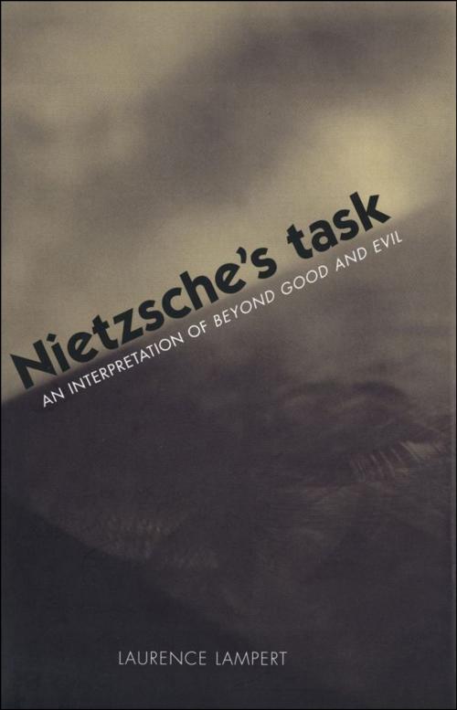 Cover of the book Nietzsche's Task by Professor Laurence Lampert, Yale University Press