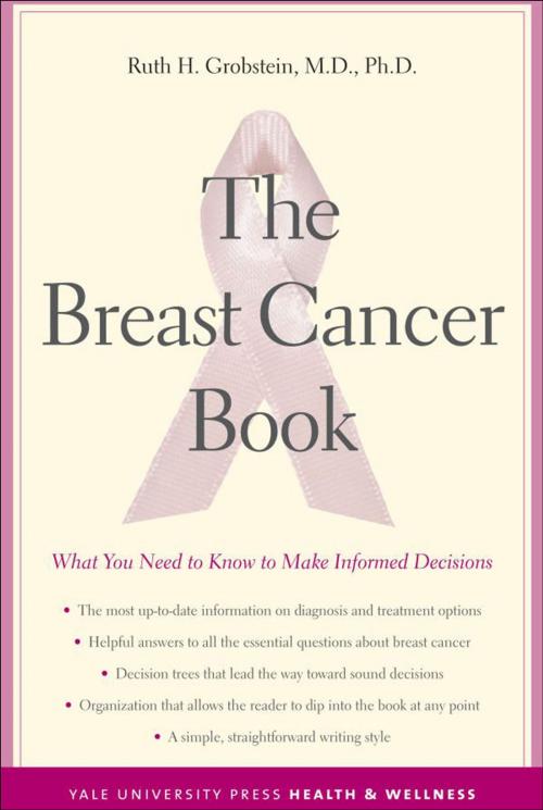 Cover of the book The Breast Cancer Book by Ruth H. Grobstein, M.D., Ph.D., Yale University Press