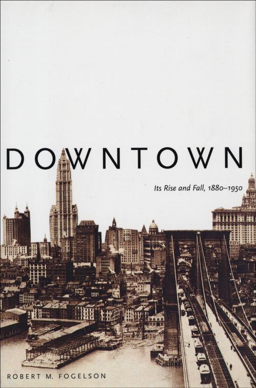 Cover of the book Downtown by Professor Robert M. Fogelson, Yale University Press