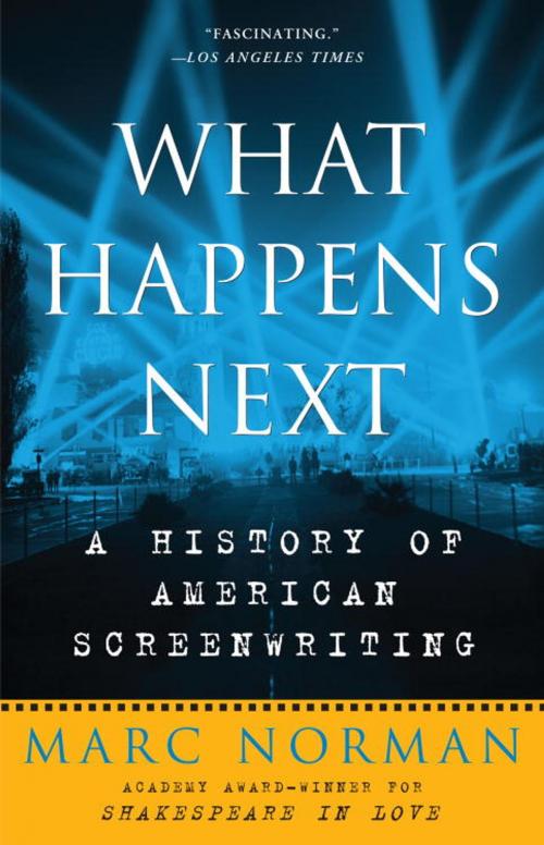 Cover of the book What Happens Next by Marc Norman, Crown/Archetype