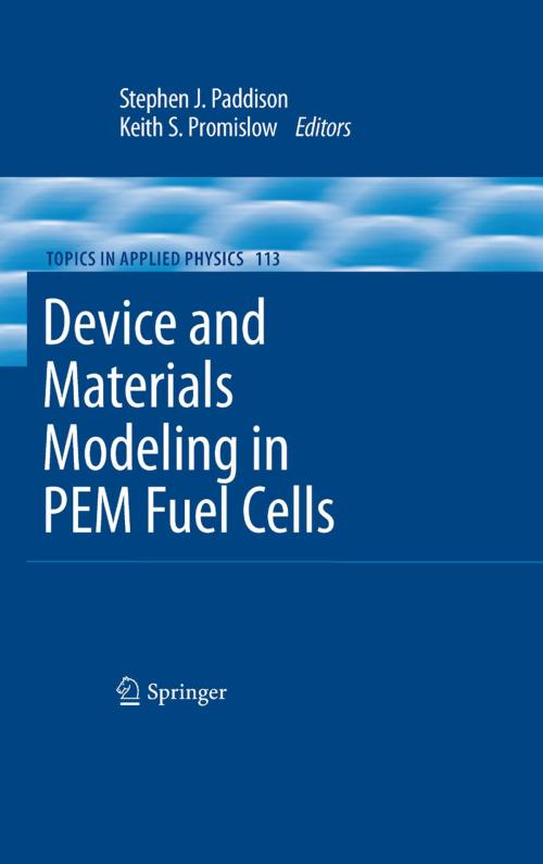 Cover of the book Device and Materials Modeling in PEM Fuel Cells by , Springer New York