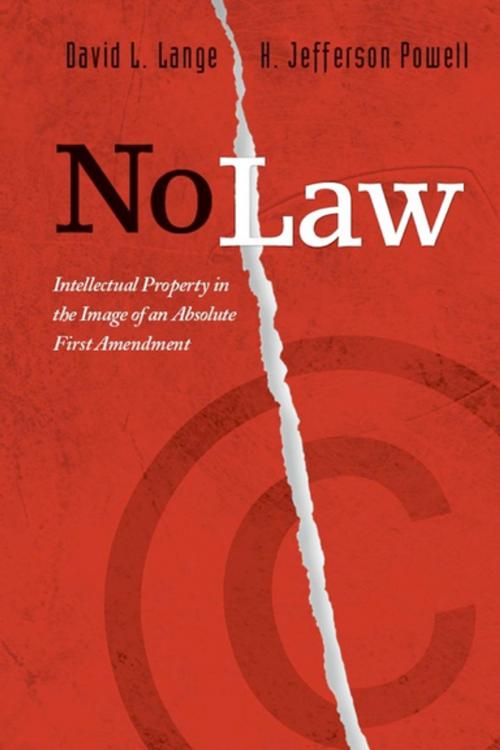 Cover of the book No Law by David L. Lange, H. Jefferson Powell, Stanford University Press