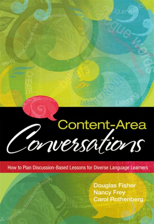 Cover of the book Content-Area Conversations by Douglas Fisher, Carol Rothenberg, Nancy Frey, ASCD
