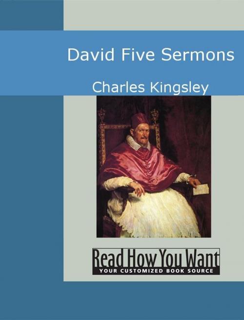 Cover of the book David: Five Sermons by Charles Kingsley, ReadHowYouWant