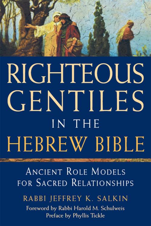 Cover of the book Righteous Gentiles in the Hebrew Bible by Rabbi Jeffrey K. Salkin, Jewish Lights Publishing