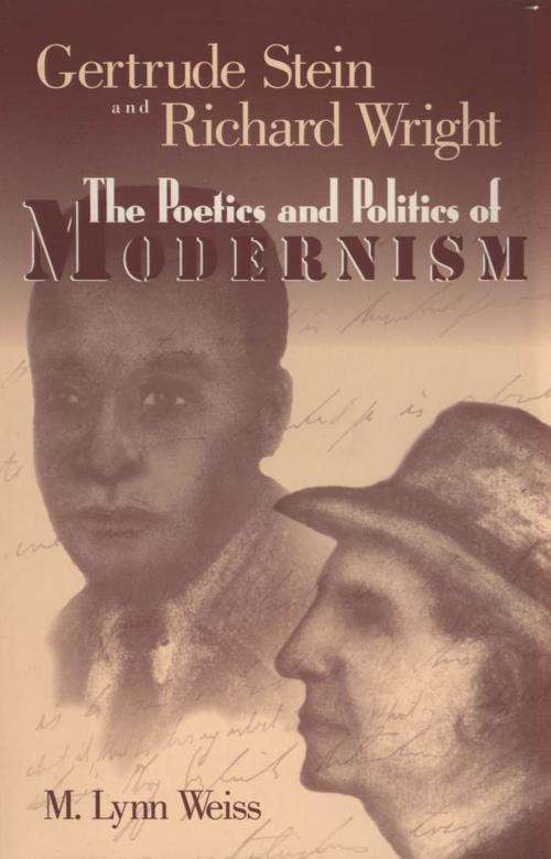 Cover of the book Gertrude Stein and Richard Wright by M. Lynn Weiss, University Press of Mississippi