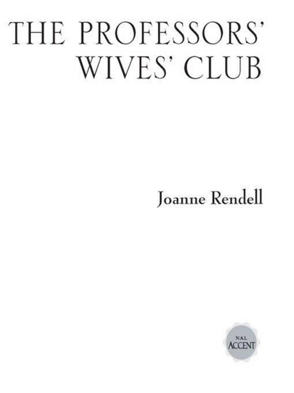 Big bigCover of The Professors' Wives' Club