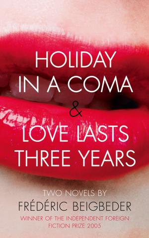 Cover of the book Holiday in a Coma & Love Lasts Three Years: two novels by Frédéric Beigbeder by Belinda Missen
