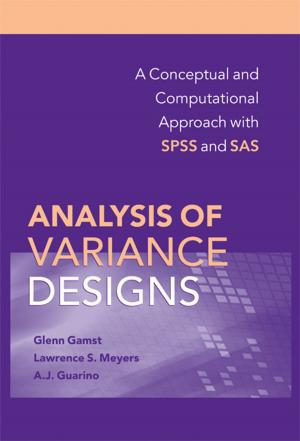 Cover of the book Analysis of Variance Designs by Dawn Forman, Dimity Pond