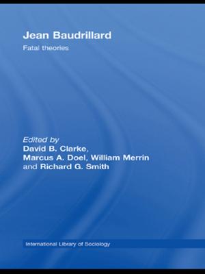 Cover of the book Jean Baudrillard by Angela Ayios