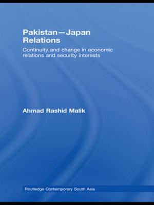 Cover of the book Pakistan-Japan Relations by Peter Eckersley, Lisa Harris, Paul Jackson