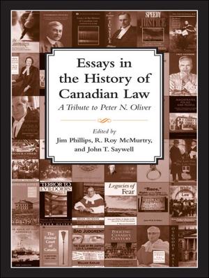 Cover of the book Essays in the History of Canadian Law by Watson Kirkconnell